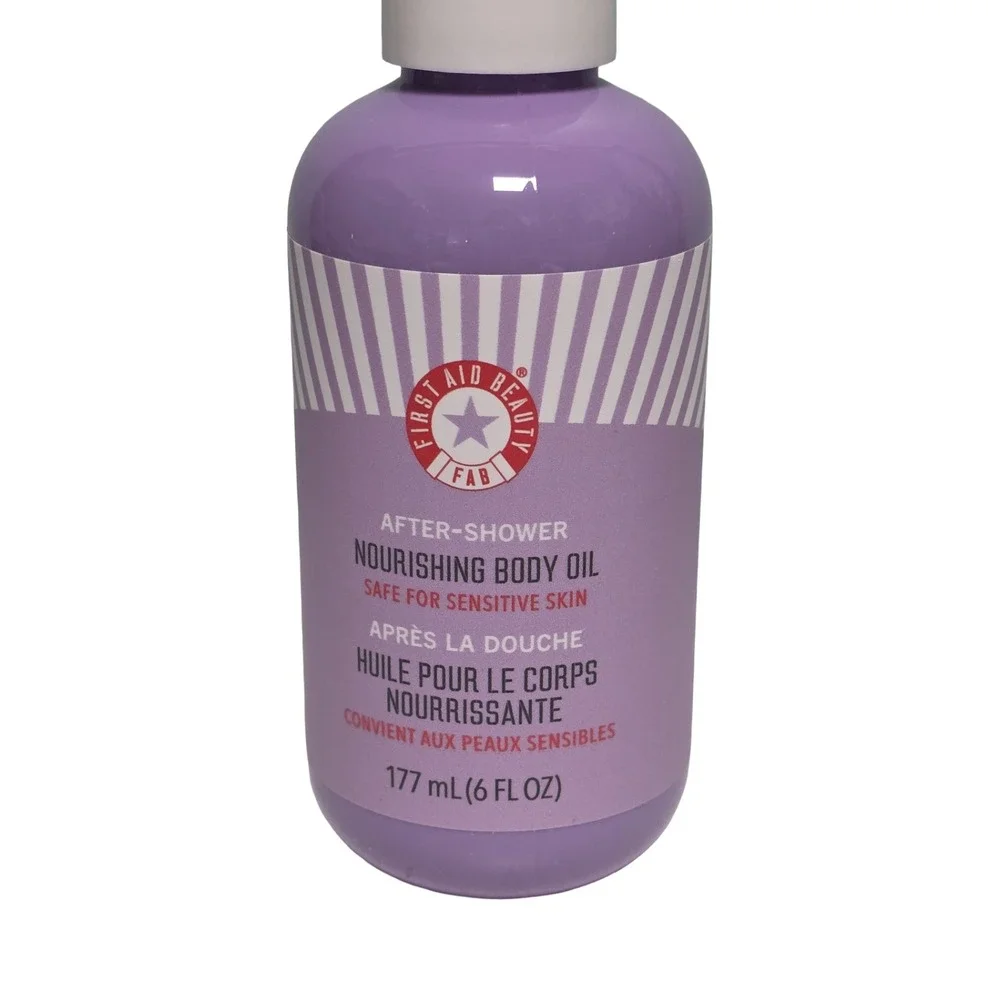 First Aid Beauty FAB After-Shower Nourishing Body Oil Tangerine 6oz Sensitive